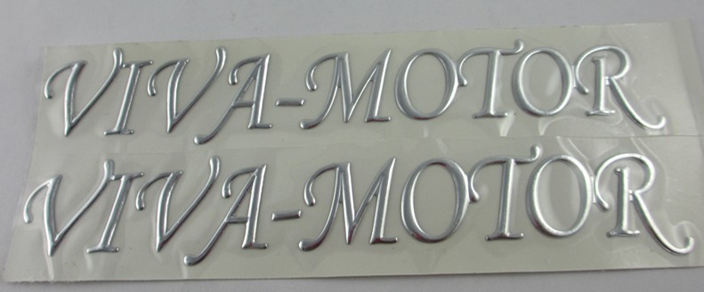 soft PVC,metal soft label ,soft adhesive sticker,car sticker